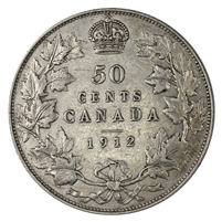 1912 Canada 50-cents VF-EF (VF-30) $