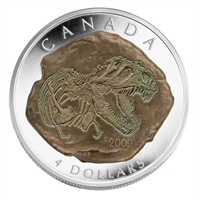 2009 Canada $4 Dinosaur Collection - Tyrannosaurus Rex Fine Silver (No Tax)