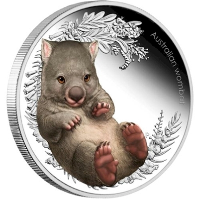 2013 Australia 50-cent Bush Babies II - Wombat 1/2oz. Silver (No Tax)