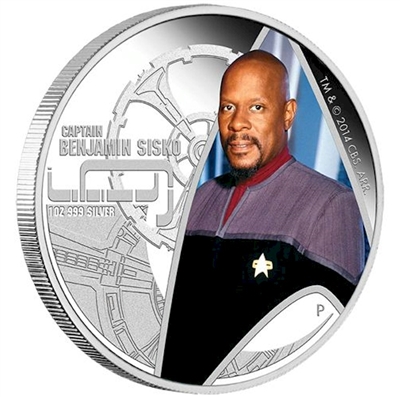 2015 Tuvalu Star Trek Deep Space Nine - Captain Sisko Silver (No Tax)