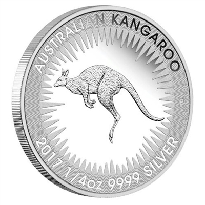 2017 Australia 25-cent Kangaroo Silver Proof Coin (No Tax)