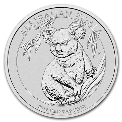 2019 Australia $30 Koala Kilo .999 Fine Silver (No Tax)