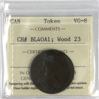 BL-40A1 Daniel and Benjamin True Blacksmith Token ICCS Certified VG-8 Wood 23