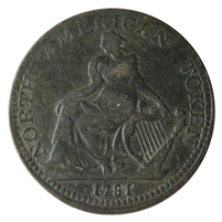 1781 North American Copper Token F-VF (F-15) $