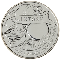 1996 Canada John McIntosh Brilliant Uncirculated Sterling Silver Dollar