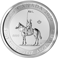 2020 Canada $10 Royal Canadian Mounted Police 2oz. .9999 Silver (No Tax) RCMP