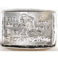 Beaver Bullion 3oz .999 Fine Silver Bar (No Tax)
