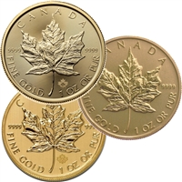 Random Date Canada 1oz. $50 Gold Maple Leaf (No Tax) - NO Credit cards or Paypal