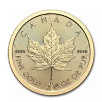 2024 Canada $10 1/4oz. 9999 Gold Maple Leaf (TAX Exempt)