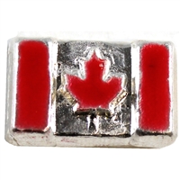 Beaver Bullion Red Coloured Canada Flag 1oz. .999 Fine Silver Bar (No Tax)