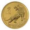 2022 Australia $25 Year of the Tiger 1/4oz. Gold (No Tax) Light streaks on obv. effigy