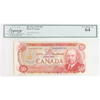 BC-51a-i 1975 Canada $50 Lawson-Bouey, EHC, Legacy Certified CUNC-64