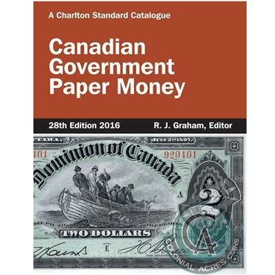 Charlton Canadian Government Paper Money 28th edition