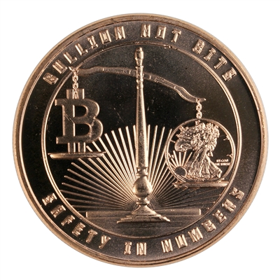 Safety in Numbers - Bullion Not Bits 1oz. .999 Fine Copper