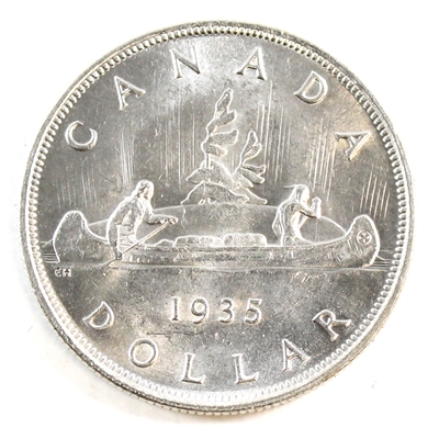 1935 Canada Dollar Choice Brilliant Uncirculated (MS-64) $