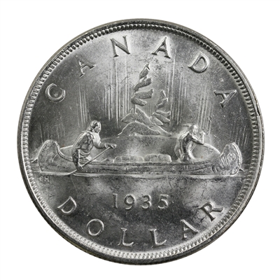 1935 Canada Dollar UNC+ (MS-62) $