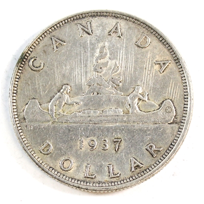 1937 Canada Dollar Extra Fine (EF-40)