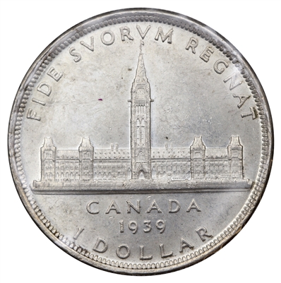 1939 Canada Dollar AU-UNC (AU-55)