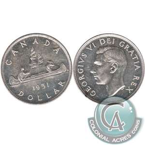 1951 SWL Canada Dollar AU-UNC (AU-55)