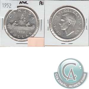 1952 NWL Canada Dollar Almost Uncirculated (AU-50)