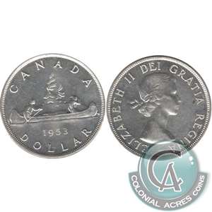 1953 NSS Canada Dollar Extra Fine (EF-40)