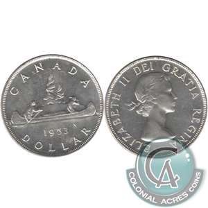 1953 NSS SWL Canada Dollar AU-UNC (AU-55)