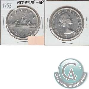 1953 NSS SWL Canada Dollar VF-EF (VF-30)