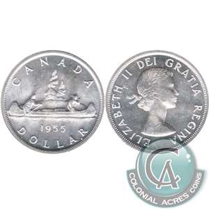 1955 Canada Dollar Brilliant Uncirculated (MS-63) $
