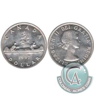 1957 Canada Dollar AU-UNC (AU-55)