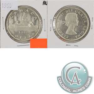 1960 Canada Dollar Almost Uncirculated (AU-50)