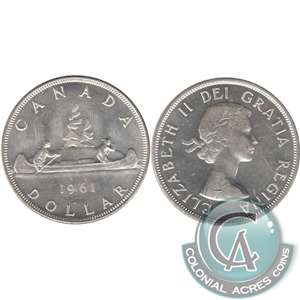 1961 Canada Dollar Uncirculated (MS-60)