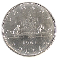 1968 Canada Nickel Dollar Uncirculated (MS-60)