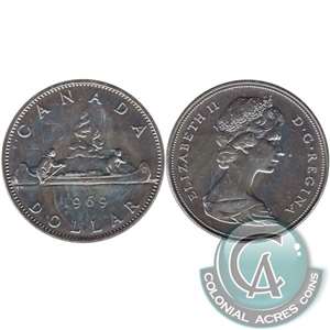 1969 Canada Nickel Dollar Proof Like