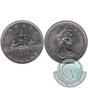 1976 Detached Jewel Canada Nickel Dollar Brilliant Uncirculated (MS-63)