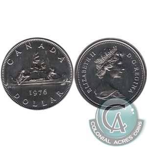 1976 Detached Jewel Canada Nickel Dollar Proof Like