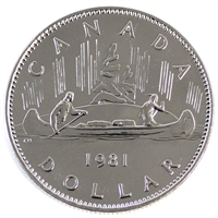 1981 Canada Nickel Dollar Proof Like