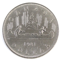 1981 Canada Nickel Dollar UNC+ (MS-62)