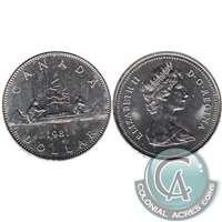 1981 Canada Nickel Dollar Uncirculated (MS-60)