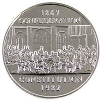 1982 Constitution Canada Nickel Dollar Proof Like