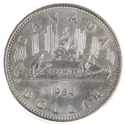 1984 Voyageur Canada Nickel Dollar Circulated