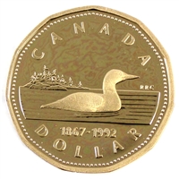 1992 Canada Loon Dollar Proof