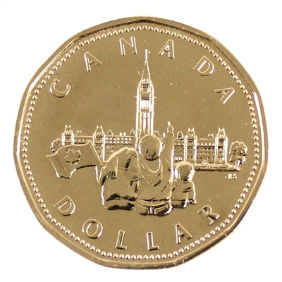 1992 Canada Parliament Dollar Proof Like