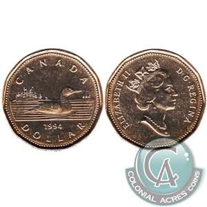 1994 Canada Loon Dollar Brilliant Uncirculated (MS-63)