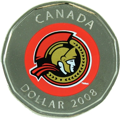 2008 Canada Ottawa Senators Dollar Proof Like (from Set)