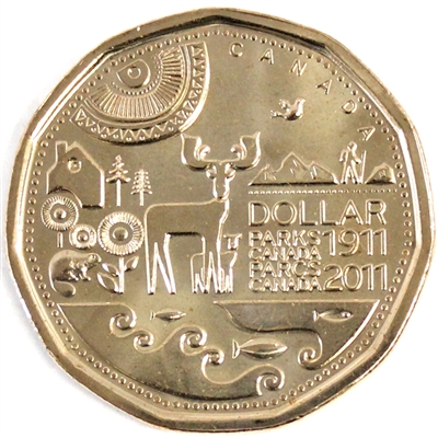 2011 Canada Parks Canada Loon Dollar Brilliant Uncirculated (MS-63)