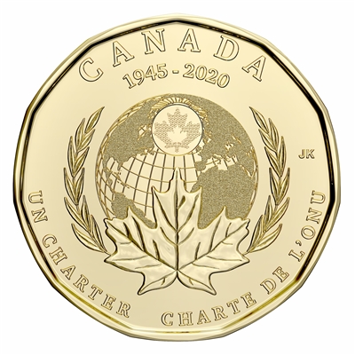 2020 United Nations Canada Loon Dollar Brilliant Uncirculated (MS-63)