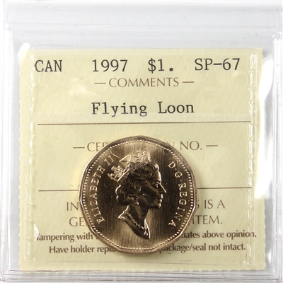 1997 Flying Loon Canada Dollar ICCS Certified SP-67