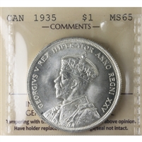 1935 Canada Dollar ICCS Certified MS-65 (XSI 151)