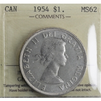 1954 SWL Canada Dollar ICCS Certified MS-62