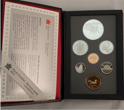1992 Canada Kingston-York Stage Coach Service Proof Double Dollar Set